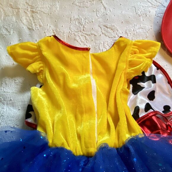 Toy Story Outfit Halloween Dress Up Girls Sz 4T 5T Tulle Tutu Bottom Red Hat D - Picture 8 of 13
